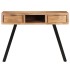Escritorio madera maciza acacia con borde natural 107x45x79
