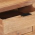 Escritorio madera maciza acacia con borde natural 107x45x79