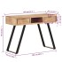 Escritorio madera maciza acacia con borde natural 107x45x79