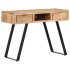 Escritorio madera maciza acacia con borde natural 107x45x79