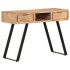 Escritorio madera maciza acacia con borde natural 107x45x79