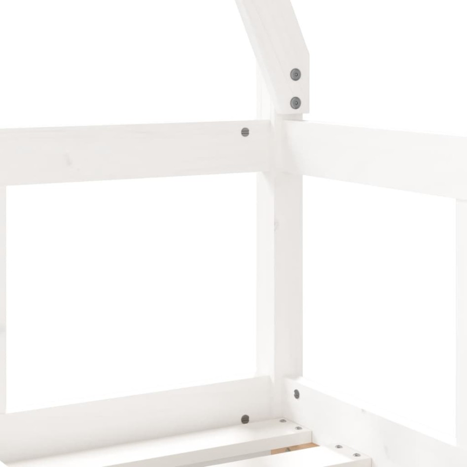 Estructura de cama para niños madera de pino blanco 70x140