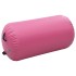 Rollo inflable de gimnasia con bomba PVC rosa 120x90