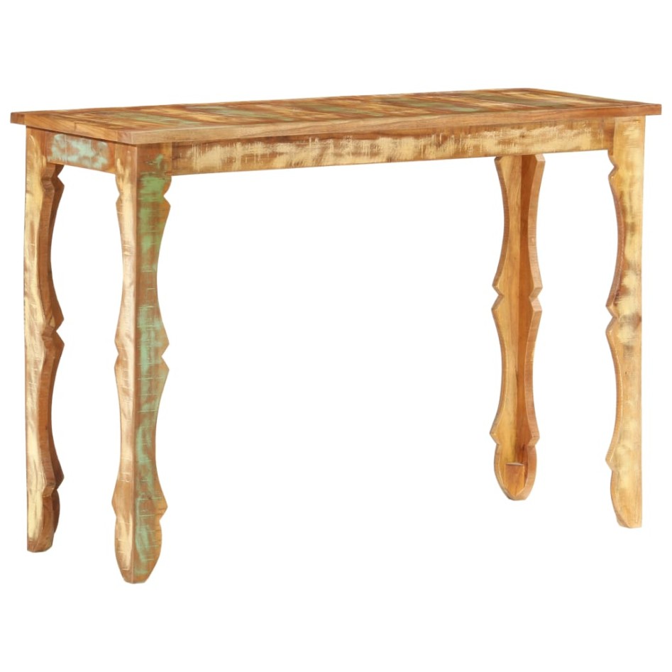 Mesa consola de madera maciza reciclada 110x40x76