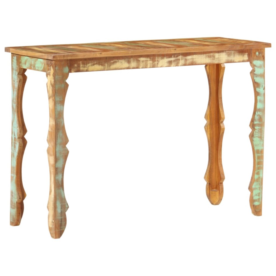 Mesa consola de madera maciza reciclada 110x40x76