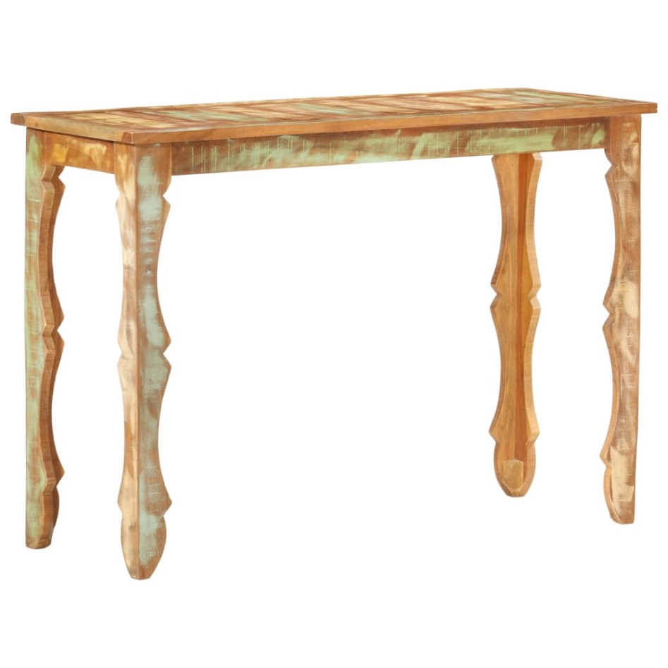Mesa consola de madera maciza reciclada 110x40x76