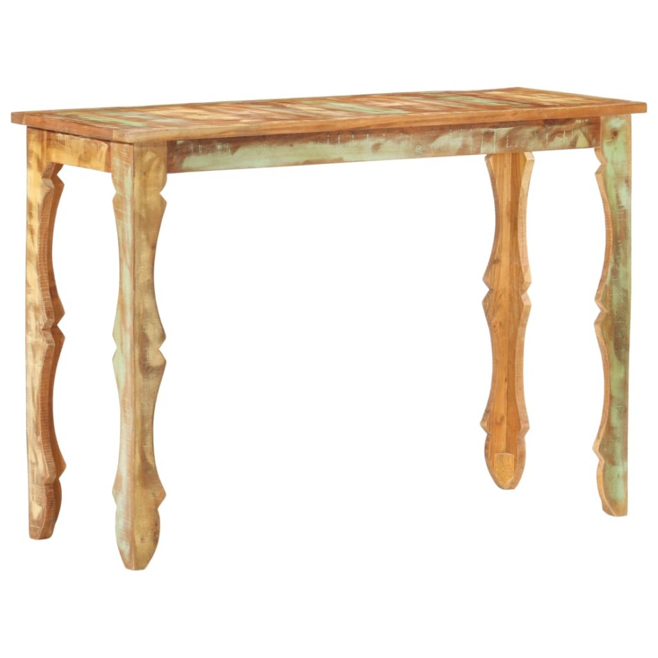 Mesa consola de madera maciza reciclada 110x40x76