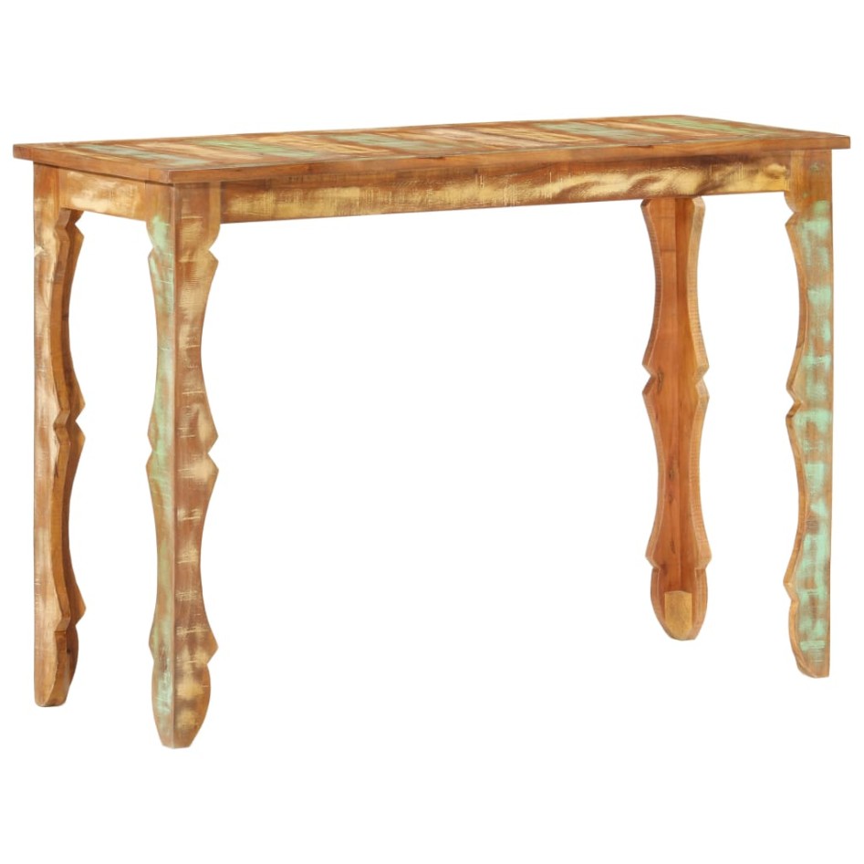 Mesa consola de madera maciza reciclada 110x40x76