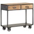 Mesa consola de madera maciza reciclada 90x35x74