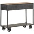 Mesa consola de madera maciza reciclada 90x35x74