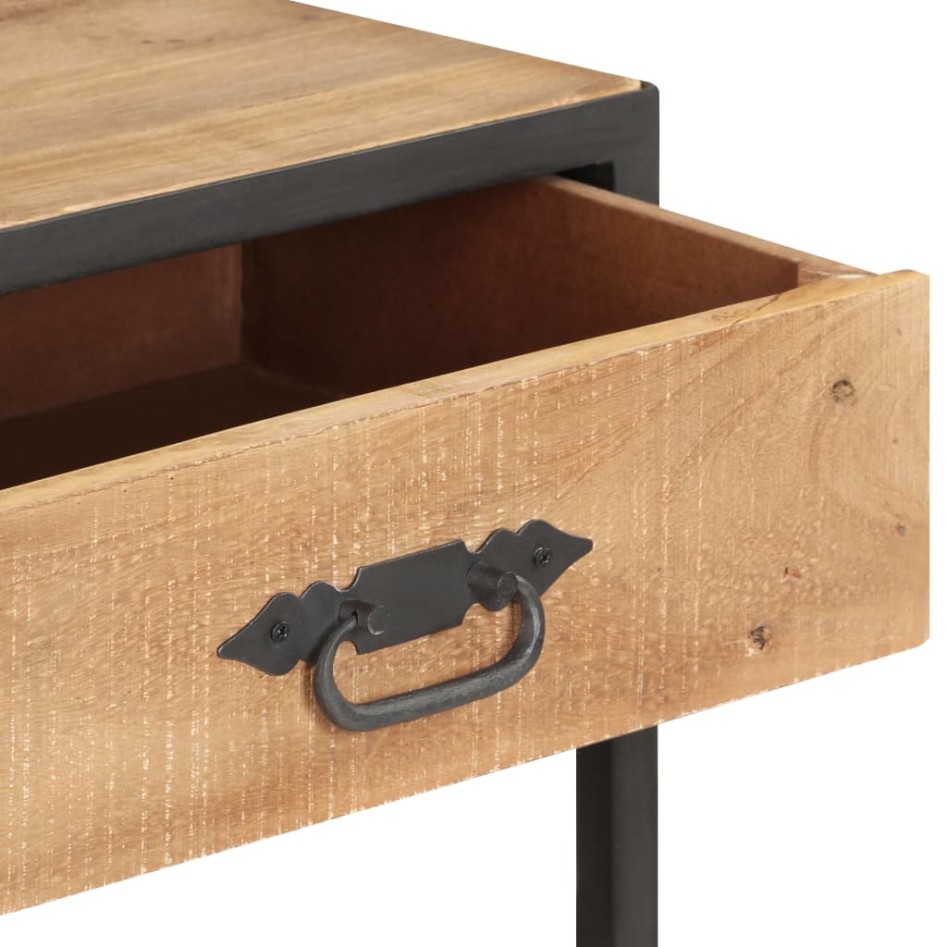 Mesa consola de madera maciza reciclada 90x35x74