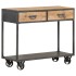 Mesa consola de madera maciza reciclada 90x35x74