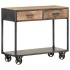 Mesa consola de madera maciza reciclada 90x35x74