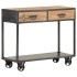 Mesa consola de madera maciza reciclada 90x35x74