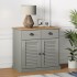 Aparador con cajones VIGO madera maciza pino gris 78x40x75