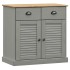 Aparador con cajones VIGO madera maciza pino gris 78x40x75