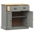 Aparador con cajones VIGO madera maciza pino gris 78x40x75