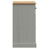 Aparador con cajones VIGO madera maciza pino gris 78x40x75