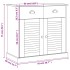 Aparador con cajones VIGO madera maciza pino gris 78x40x75