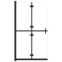 Mampara de ducha plegable vidrio ESG transparente 90x190