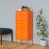 Armario de almacenamiento acero naranja 42,5x35x101,5