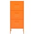 Armario de almacenamiento acero naranja 42,5x35x101,5