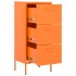 Armario de almacenamiento acero naranja 42,5x35x101,5