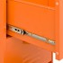 Armario de almacenamiento acero naranja 42,5x35x101,5