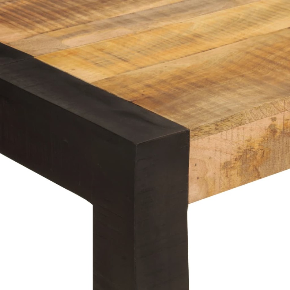 Mesa de comedor madera maciza de mango 120x60x76