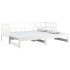 Sofá cama extraíble sin colchón blanco 2x(90x200)