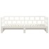 Sofá cama extraíble sin colchón blanco 2x(90x200)
