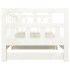 Sofá cama extraíble sin colchón blanco 2x(90x200)