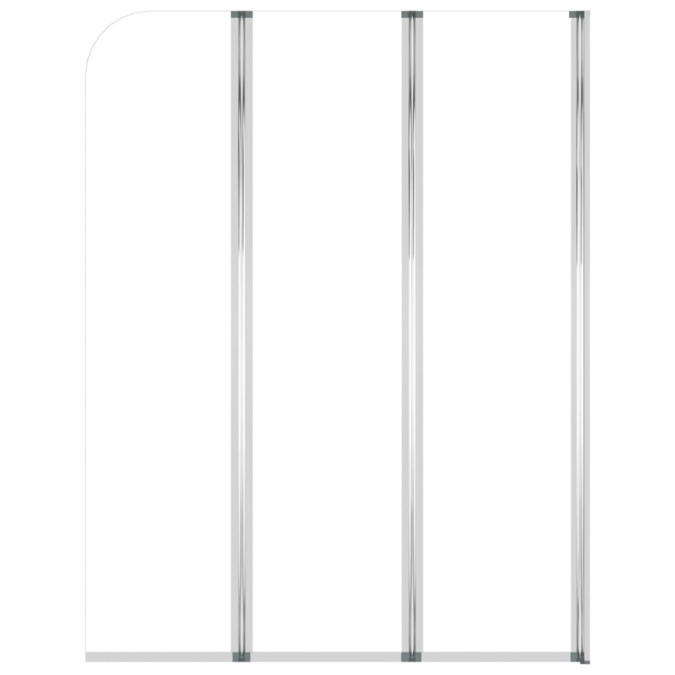 Mamparas de ducha 2 uds vidrio templado transparente 104x130