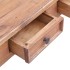 Escritorio con cajones madera maciza de caoba 117x57x75