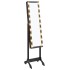 Espejo de pie con LED negro 34x37x146