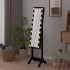 Espejo de pie con LED negro 34x37x146