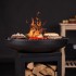 RedFire Parrilla plancha de exterior Matanzas acero negro