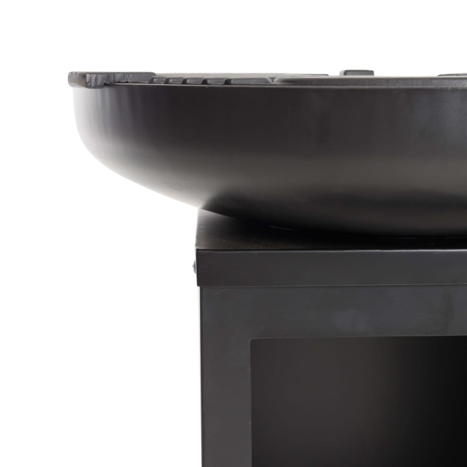 RedFire Parrilla plancha de exterior Matanzas acero negro