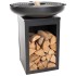 RedFire Parrilla plancha de exterior Matanzas acero negro