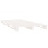 Cama de palets madera maciza de pino blanca 100x200