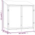 Cobertizo de jardín madera de abeto maciza blanco 102x52x112