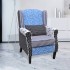Sillón con diseño de retales de tela