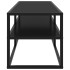 Mueble para TV negro con vidrio negro 120x40x40