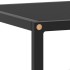 Mueble para TV negro con vidrio negro 120x40x40