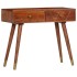 Mesa consola de madera maciza de acacia 90x35x76