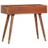 Mesa consola de madera maciza de acacia 90x35x76