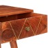 Mesa consola de madera maciza de acacia 90x35x76