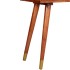 Mesa consola de madera maciza de acacia 90x35x76