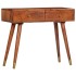 Mesa consola de madera maciza de acacia 90x35x76