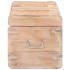 Baúl de almacenamiento de madera maciza de acacia 90x40x40